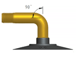 JS87 hajlított szelep